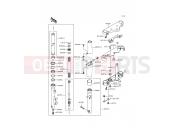 Front Fork - Kawasaki VN1500 CLASSIC (VN1500-E2) 1999