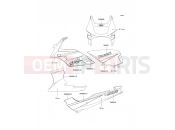 KAWASAKI 2003 Decals(Silver)