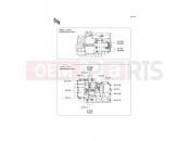 KAWASAKI ER-6f ABS (EX650B8F) Crankcase Bolt Pattern