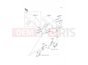 KAWASAKI ER-6f ABS (EX650B8F) Front Fender(s)