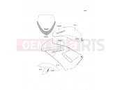 KAWASAKI ER-6f ABS (EX650B8F) Decals(Blue)