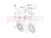 Front Brake - Kawasaki VERSYS (KLE650B8F) 2008