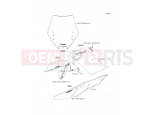 KAWASAKI 2009 Decals(Silver)