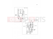 Crankcase Bolt Pattern - Kawasaki NINJA 250R (EX250K9F) 2009