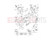 Cowling Lowers - Kawasaki NINJA 250R (EX250K9F) 2009