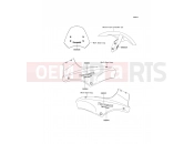 KAWASAKI 2009 Decals(Green)(Orange)(Gray)