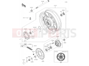 Rear Hub - Kawasaki VULCAN S ABS (EN650DHF) 2017