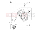 Front Hub - Kawasaki VULCAN S ABS (EN650DHFA) 2017