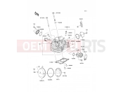 Cylinder Head - Kawasaki D-TRACKER 125 (KLX125DAF) 2010