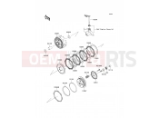 Clutch - Kawasaki D-TRACKER 125 (KLX125DAF) 2010