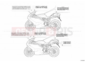 DUCATI Superbike 999 S AMA Replica WARNING LABELS USA » UNCLASSIFIED
