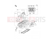 Cylinder Head - Kawasaki VERSYS ABS (KLE650DAF) 2010