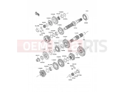 Transmission - Kawasaki VERSYS ABS (KLE650DAF) 2010