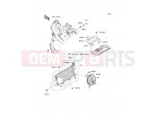 Radiator - Kawasaki VERSYS ABS (KLE650DAF) 2010