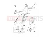 Handlebar - Kawasaki VERSYS ABS (KLE650DAF) 2010