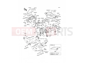 Cowling - Kawasaki VERSYS ABS (KLE650DAF) 2010