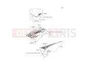 KAWASAKI 2011 Decals(White)