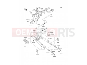 Swingarm - Kawasaki NINJA 250R (EX250KBFA) 2011