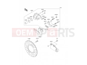 Rear Brake - Kawasaki NINJA 250R (EX250KBFA) 2011