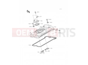 Cylinder Head Cover - Kawasaki ER-6n (ER650ECF) 2012