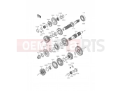 Transmission - Kawasaki ER-6n (ER650ECF) 2012