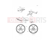 Decals(Gray) - Kawasaki ER-6n (ER650ECF) 2012