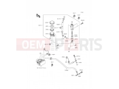 KAWASAKI 2012 Rear Master Cylinder