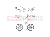 KAWASAKI 2012 Decals(Gray)
