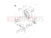 Rear Hub - Kawasaki VERSYS 1000 (KLZ1000ACF) 2012