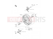 Front Hub - Kawasaki CONCOURS 14 ABS (ZG1400CDF) 2013