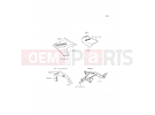 Decals(Green) - Kawasaki ER-6n ABS (ER650FDS) 2013