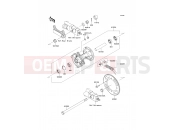 Rear Hub - Kawasaki D-TRACKER 125 (KLX125DEF) 2014