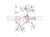 KAWASAKI ER-6f (EX650EEF) Footrests