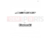 KAWASAKI J300 (SC300AEFA) Decals(Black)(Silver)(White)