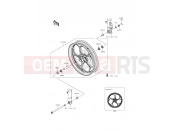 Front Hub - Kawasaki NINJA 300 (EX300AEFA) 2014