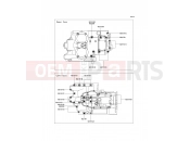 KAWASAKI W800 (EJ800AEF) Crankcase Bolt Pattern