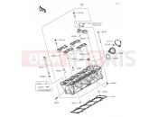 KAWASAKI Z1000 (ZR1000FEF) Cylinder Head