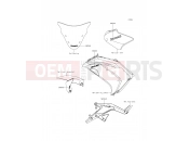 KAWASAKI 2015 Decals(Black)