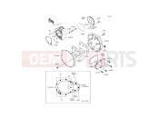 KAWASAKI W800 (EJ800AFF) Right Engine Cover(s)