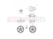 KAWASAKI 2016 Decals(Silver/Gray)