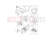 KAWASAKI 2016 Left Engine Cover(s)