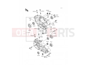 Crankcase - Kawasaki KDX200 (KDX200-E5) 1993