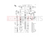 Front Fork - Kawasaki KDX200 (KDX200-E5) 1993