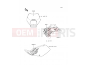 KAWASAKI 1993 Decals(White)