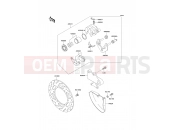 Rear Brake - Kawasaki KLE500 (KLE500-A11) 2001