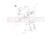 KAWASAKI 2004 Gear Change Drum/Shift Fork(s)
