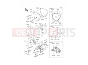 KAWASAKI 2004 Left Engine Cover(s)