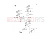 KAWASAKI 2004 Footrests