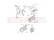 Radiator - Kawasaki ER-6f ABS (EX650B6F) 2006