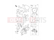 KAWASAKI 2006 Left Engine Cover(s)